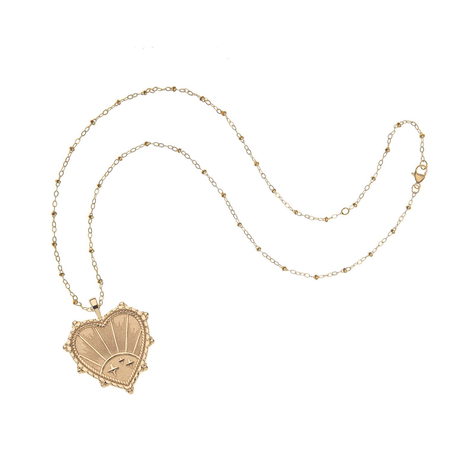 Strong Heart 16-18" Satellite Chain Necklaces Jane Win 