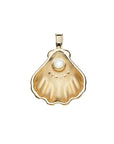 Strong Sea Breeze Clamshell Pendant 16-18" Classic Rolo Necklaces Jane Win 
