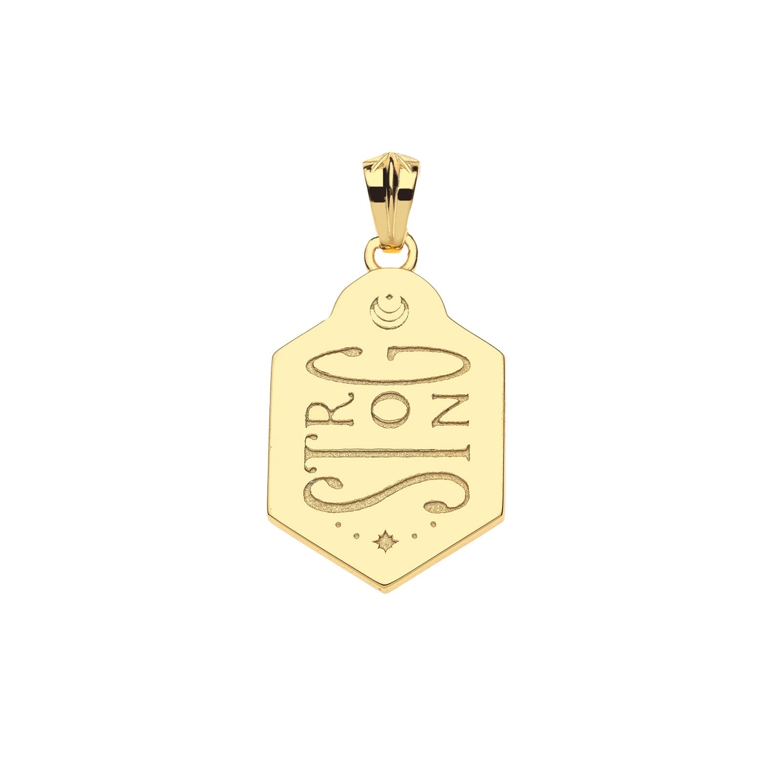 Strong Shield Pendant 16-18" Classic Rolo Necklaces Jane Win 