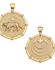 Strong Tiger Original Pendant Coin 18" Grande Rolo Necklaces Jane Win 