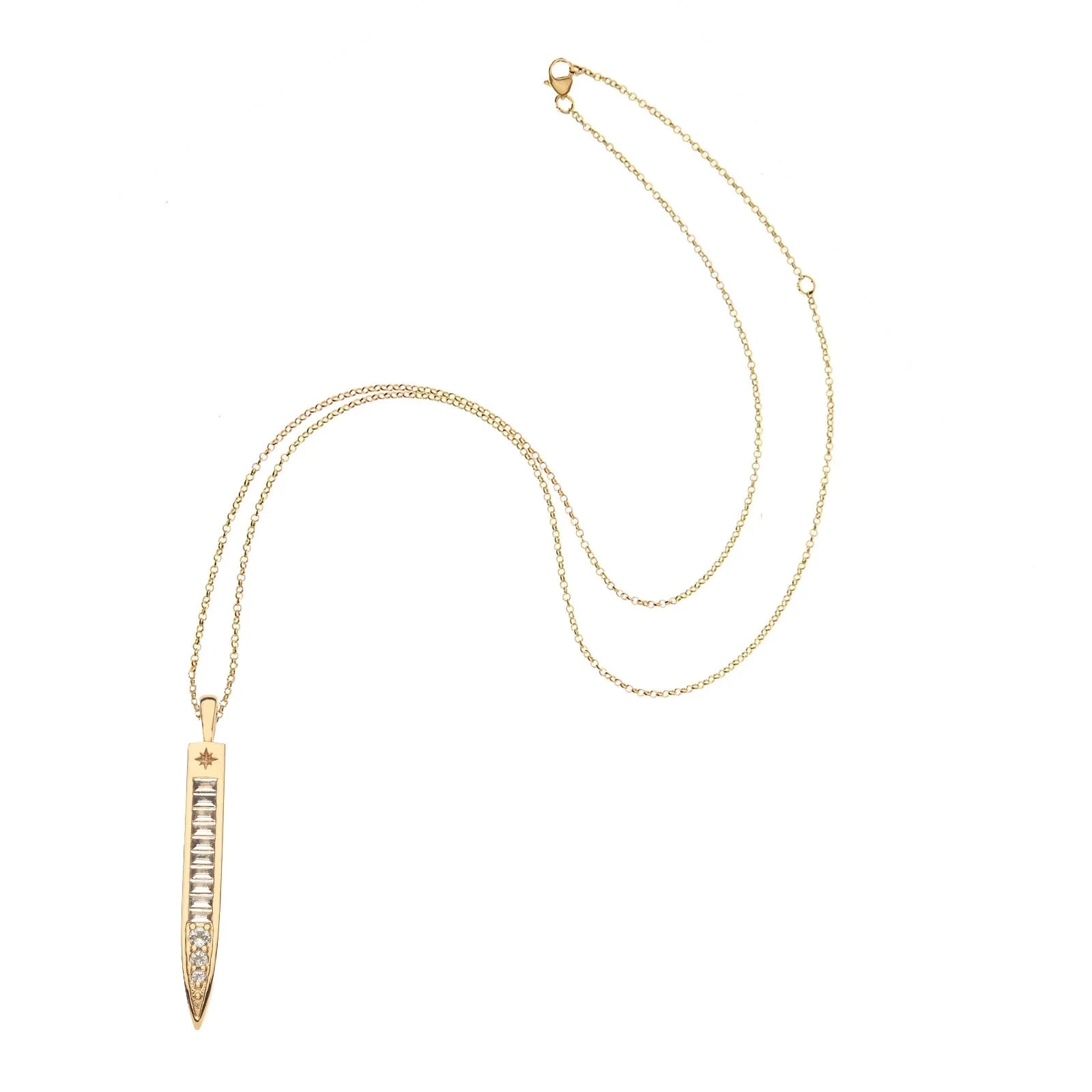 Strong Sun Reflection Sun Ray Pendant 18-20" Adjustable Delicate Chain Necklaces Jane Win 