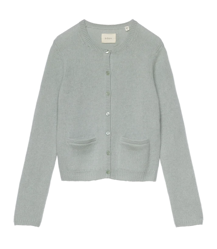 Thea Cashmere Sweater Eucalyptus Sweater - Cardigans Doen 