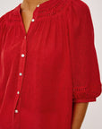 Giadzy X Rails Theia Top Tomato Tops - Blouses Rails 