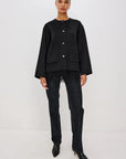 Tomoko Jacket Black Outerwear - Longsleeve Rails 