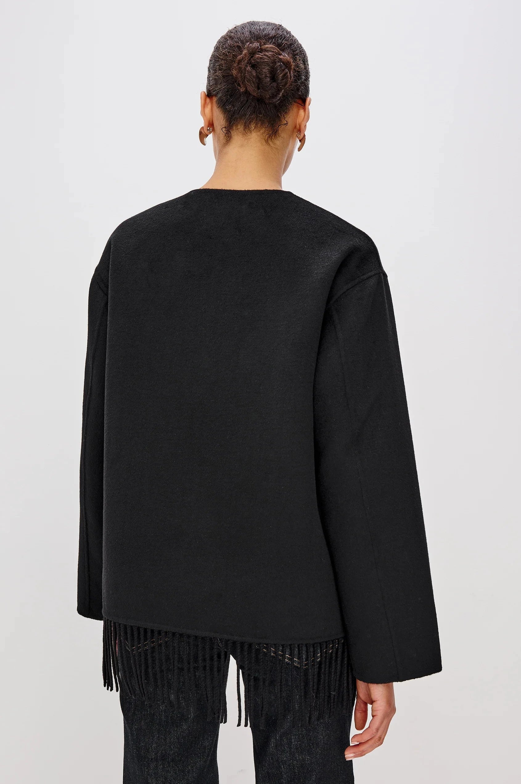 Tomoko Jacket Black Outerwear - Longsleeve Rails 