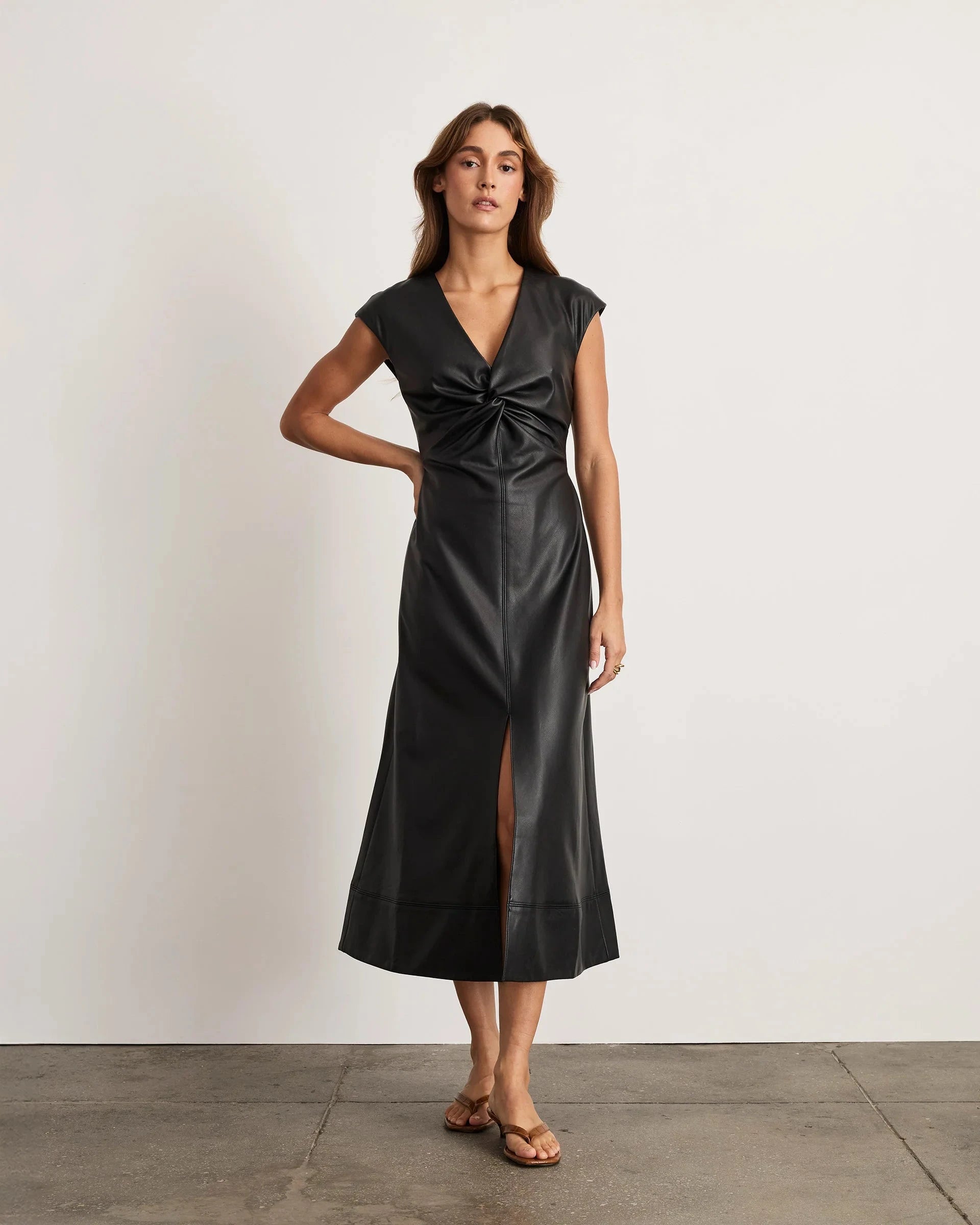 Tracy Dress Black Dresses - Midi Tanya Taylor 