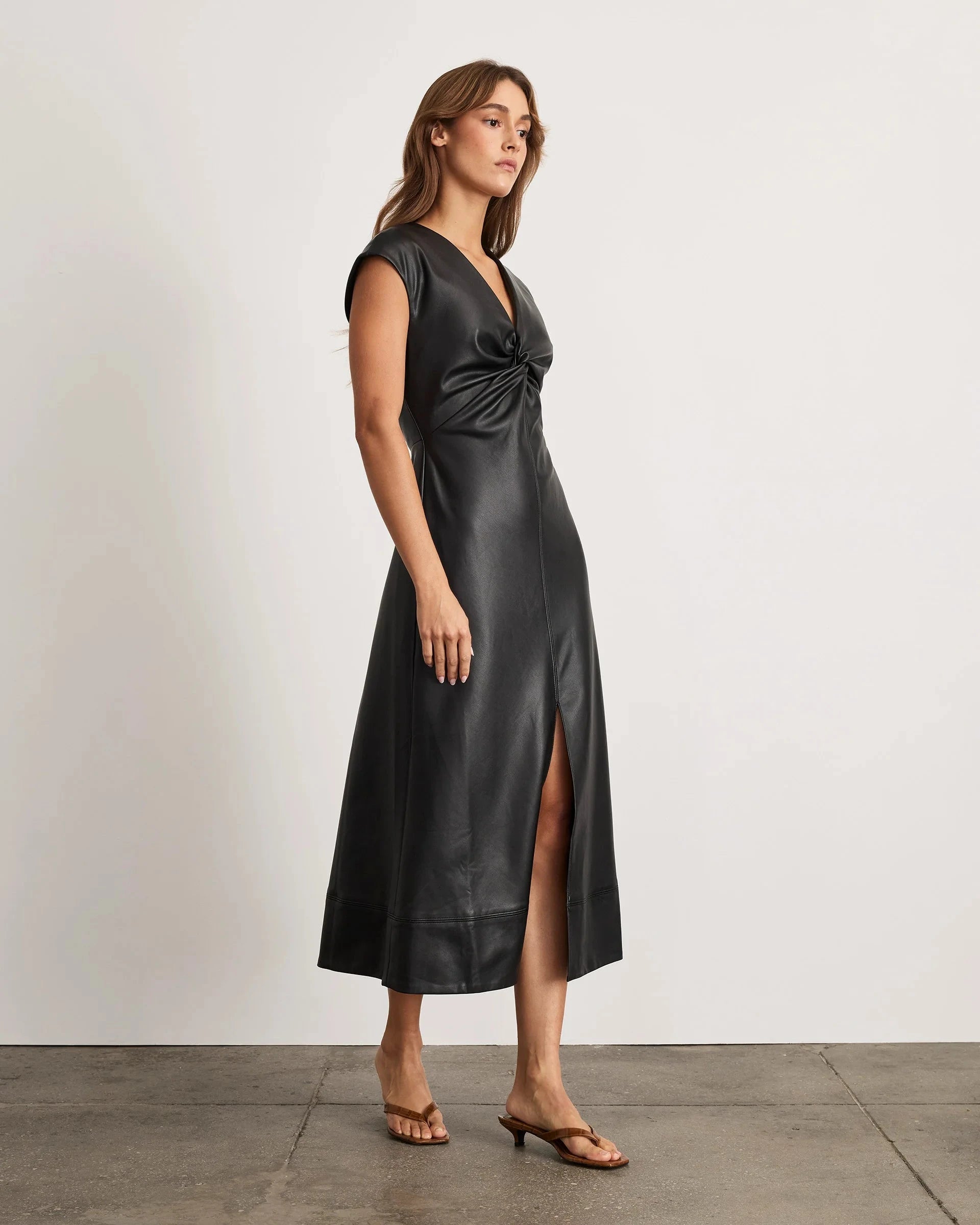 Tracy Dress Black Dresses - Midi Tanya Taylor 