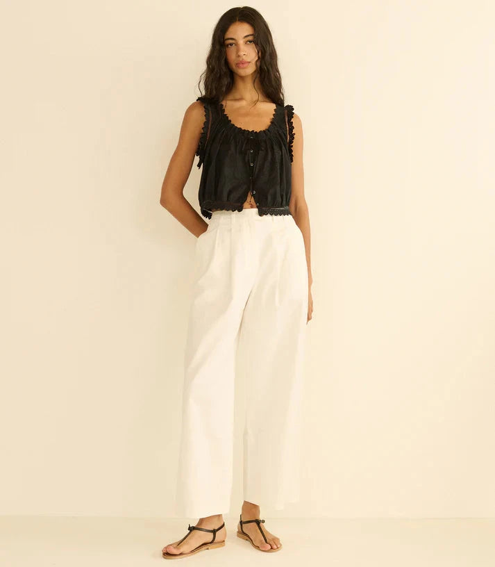 Traveler Top Black Tops - Blouses Doen 