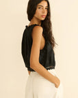 Traveler Top Black Tops - Blouses Doen 