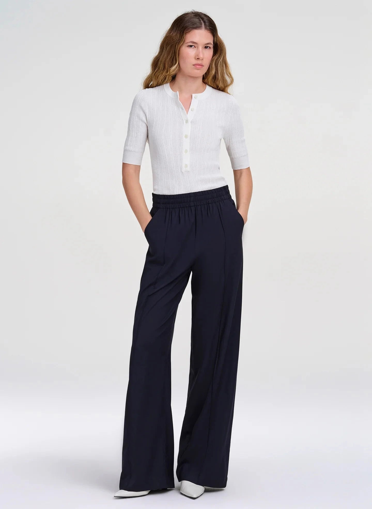Travis Tropical Wool Pant Maritime Navy Pants - Trousers A.L.C 