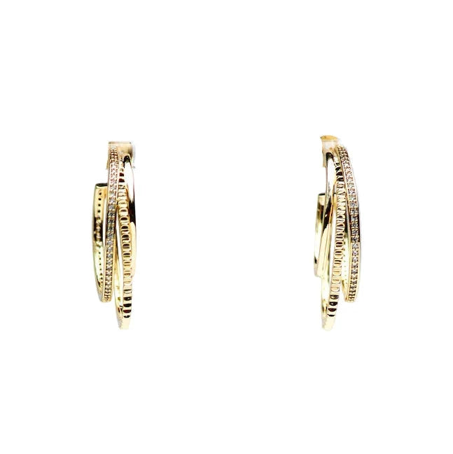 Triple Threat Earring 50mm Earrings Native Gem 