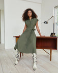 Shivonley Dress Army Dresses - Midi Tanya Taylor 