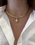 Talia Pearl Bail Charm Necklaces Thatch 