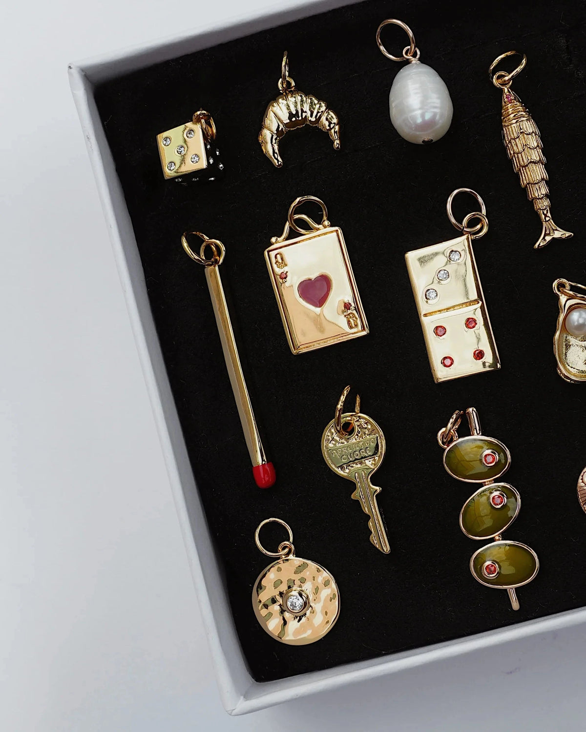Angie Domino Charm Necklace Charm Mod + Jo 