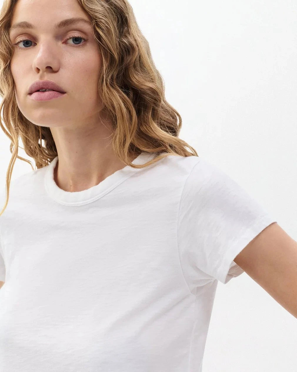 The Slub Tee Bright White Tops - Tees rag & bone 