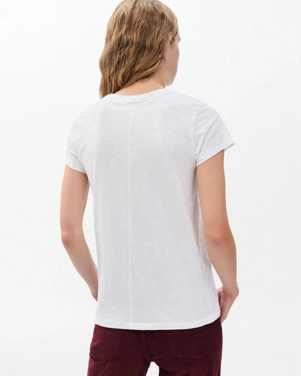 The Slub Tee Bright White Tops - Tees rag & bone 