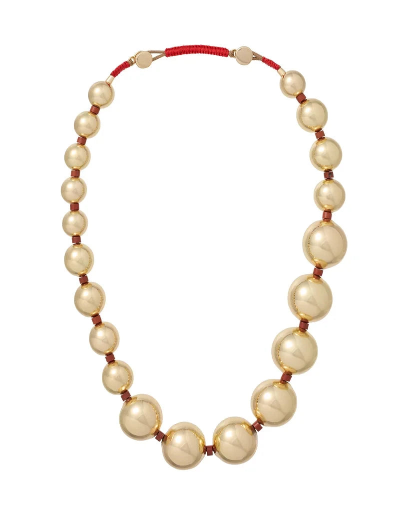 The Very Big Bead Necklace Gold Necklaces Roxanne Assoulin 