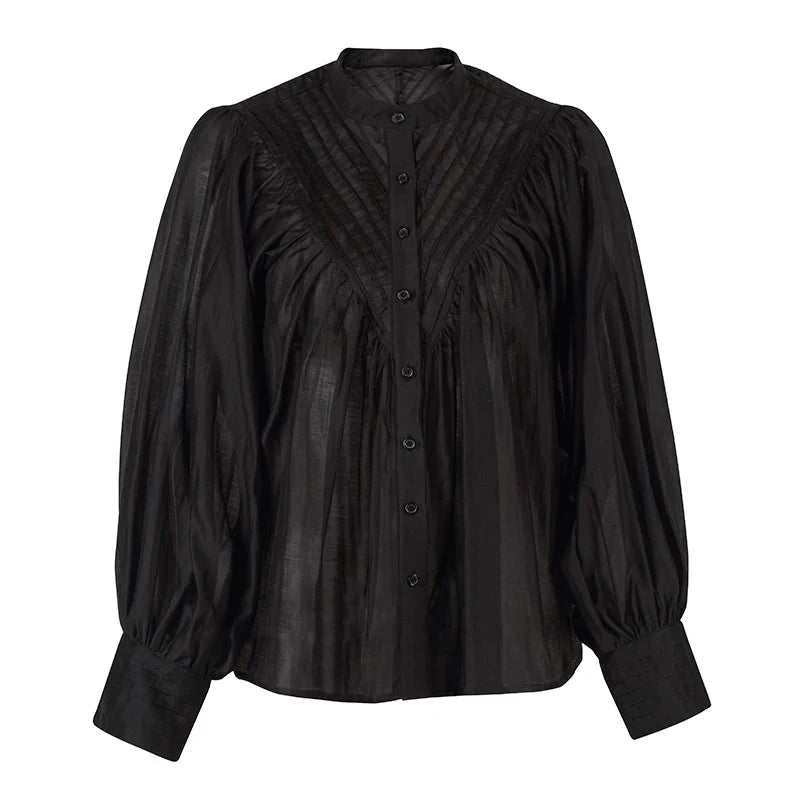 The Shiv Ruffled Shirt Tops - Blouses The Shirt 