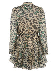 The Jenica Dress Green Leopard Dresses - Short The Shirt 