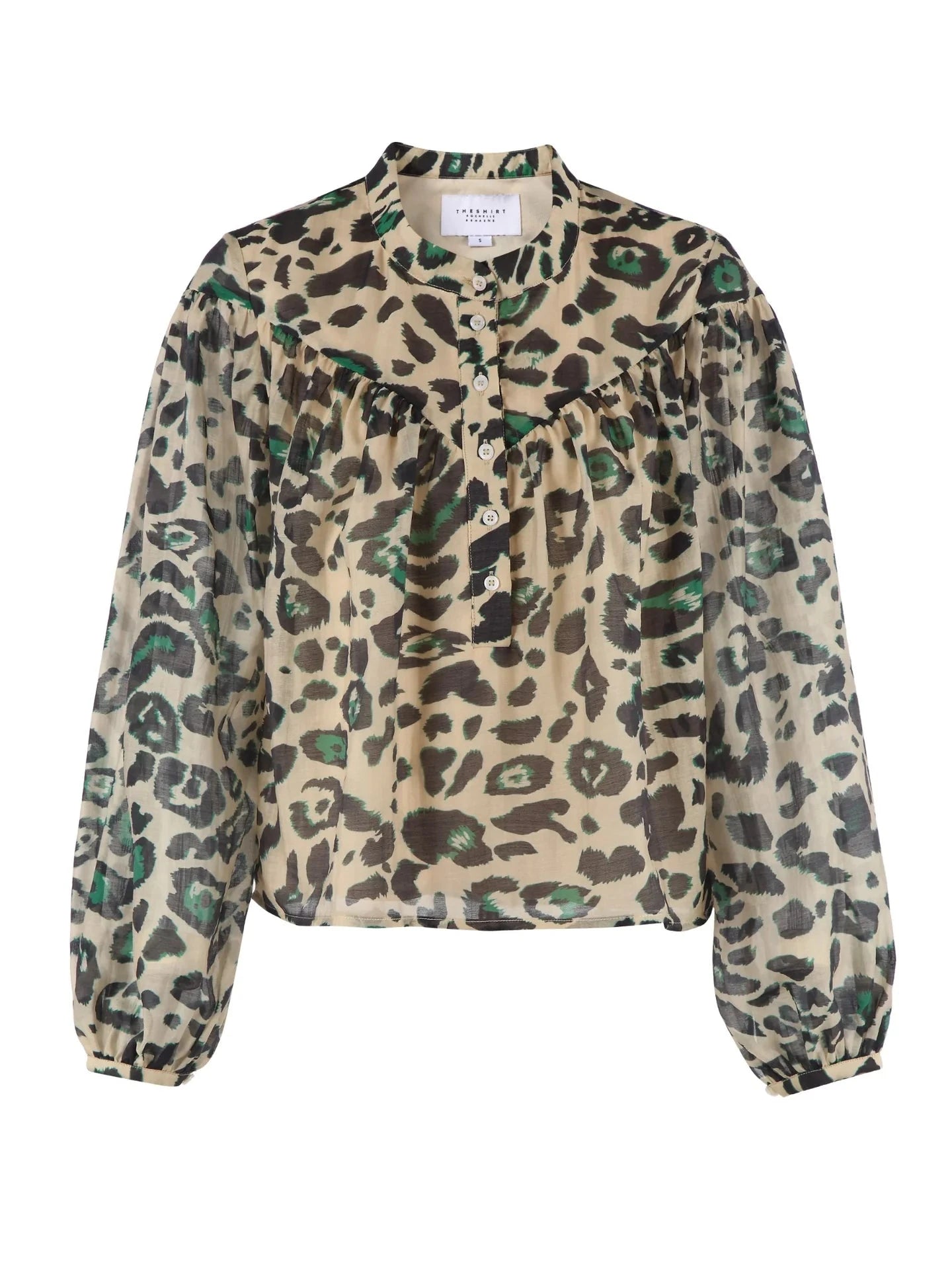 The Logan Shirt Green Leopard Tops - Blouses The Shirt 