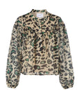 The Logan Shirt Green Leopard Tops - Blouses The Shirt 