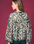 The Logan Shirt Green Leopard Tops - Blouses The Shirt 