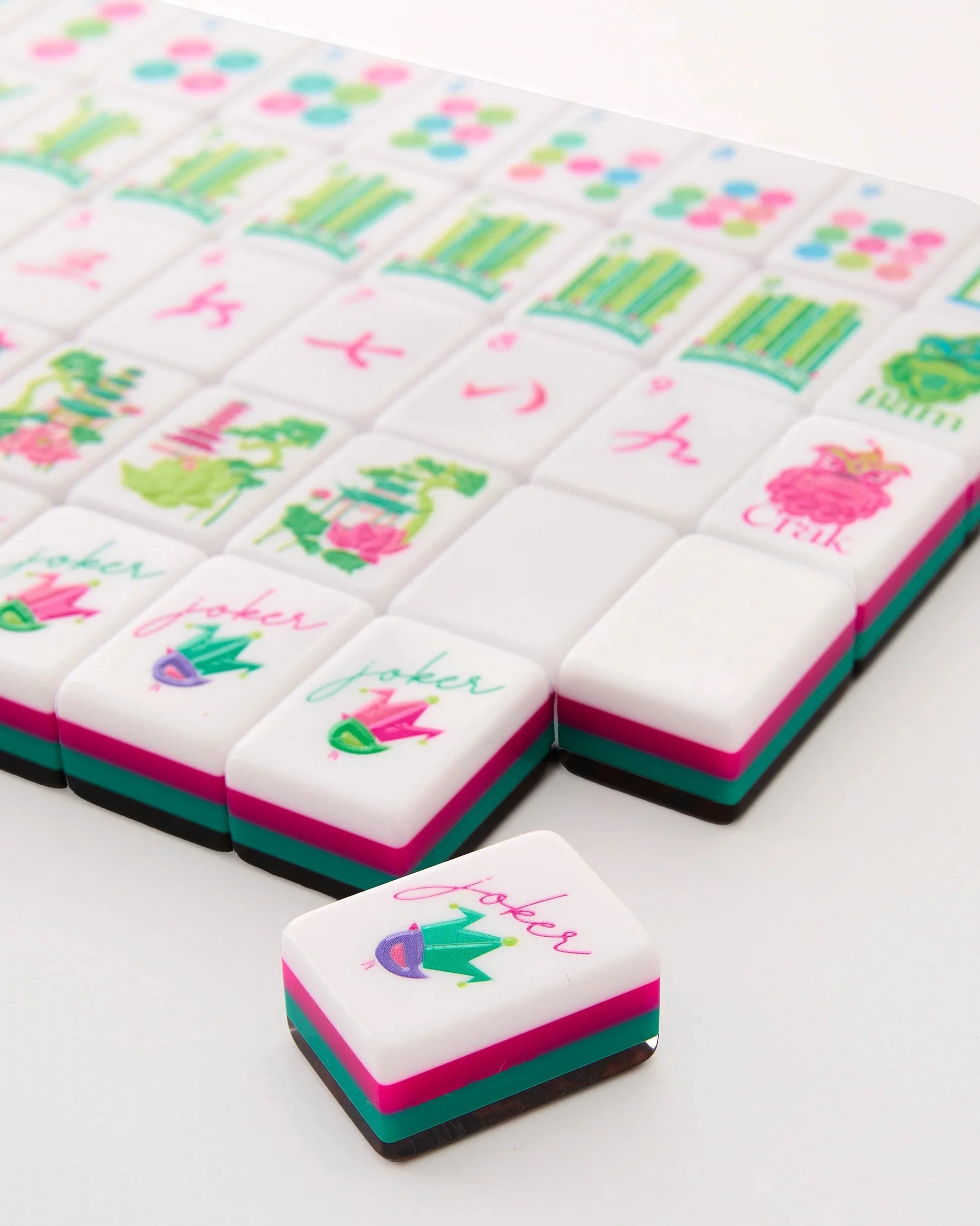 Glow Wild Mahjong Tiles Home Decor - Games Oh My Mahjong 