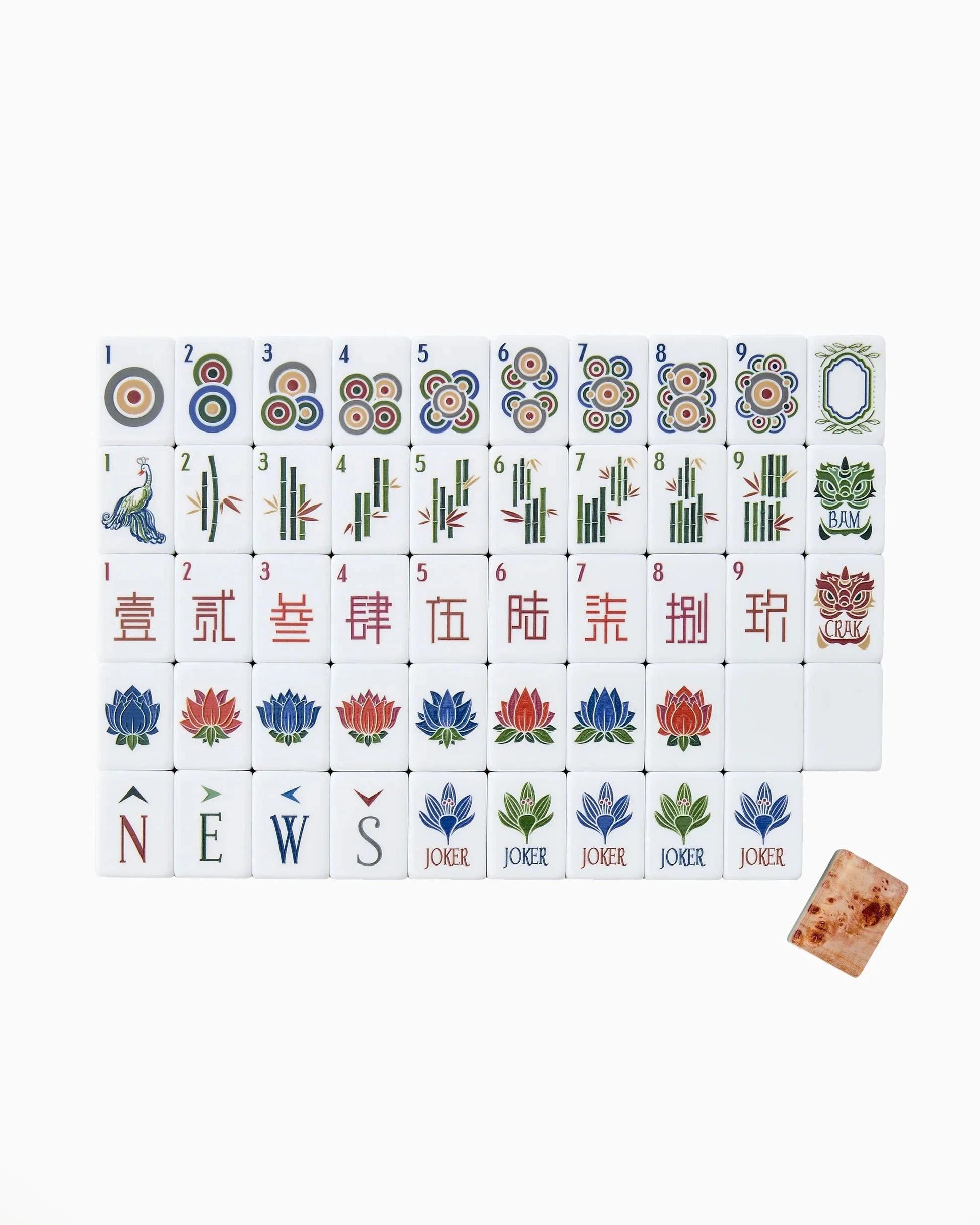 Heritage Mahjong Tiles Home Decor - Games Oh My Mahjong 