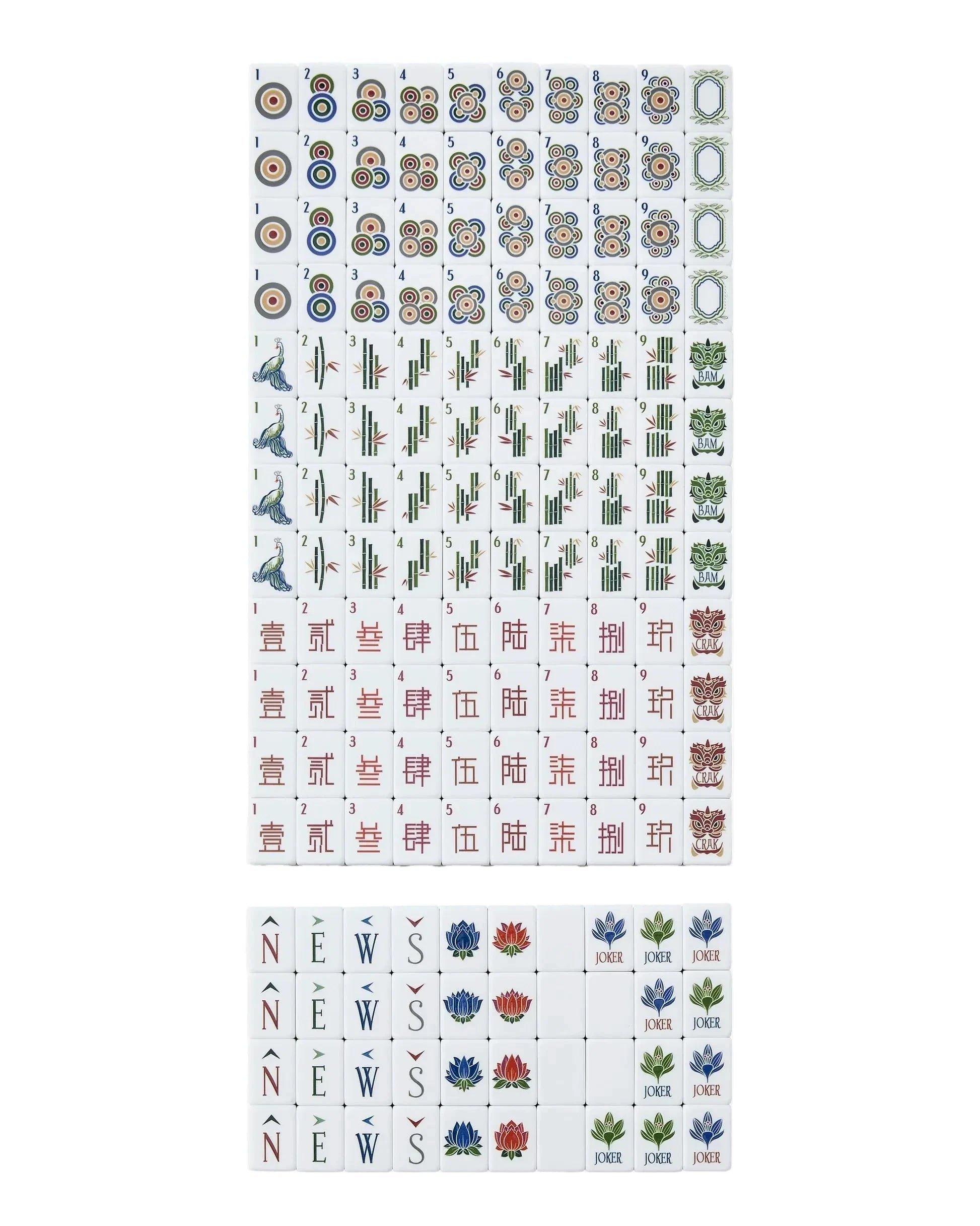 Heritage Mahjong Tiles Home Decor - Games Oh My Mahjong 