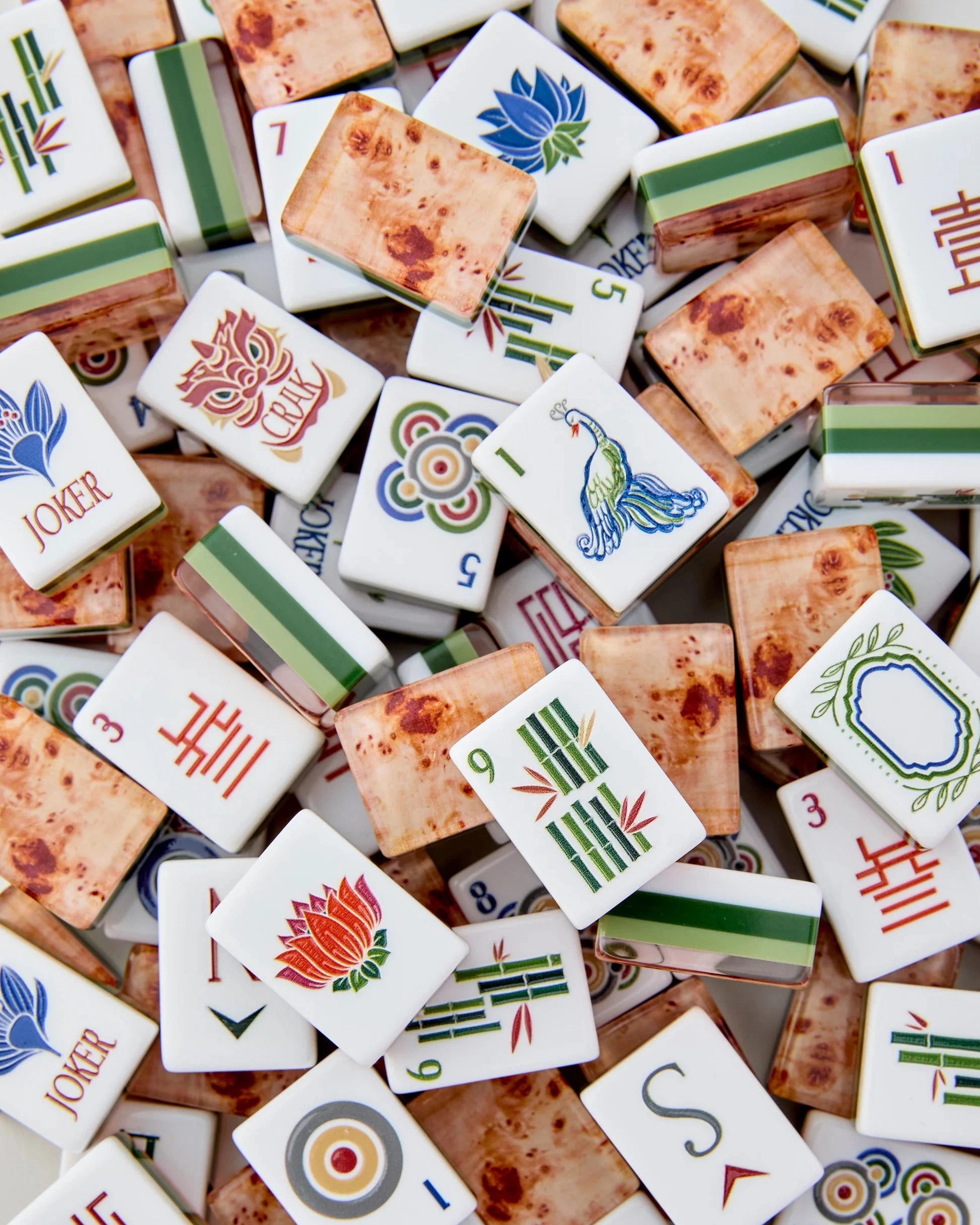 Heritage Mahjong Tiles Home Decor - Games Oh My Mahjong 