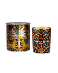 Small Ambra Nera Decorated Candle Candles & Diffusers - Candles Ortigia 