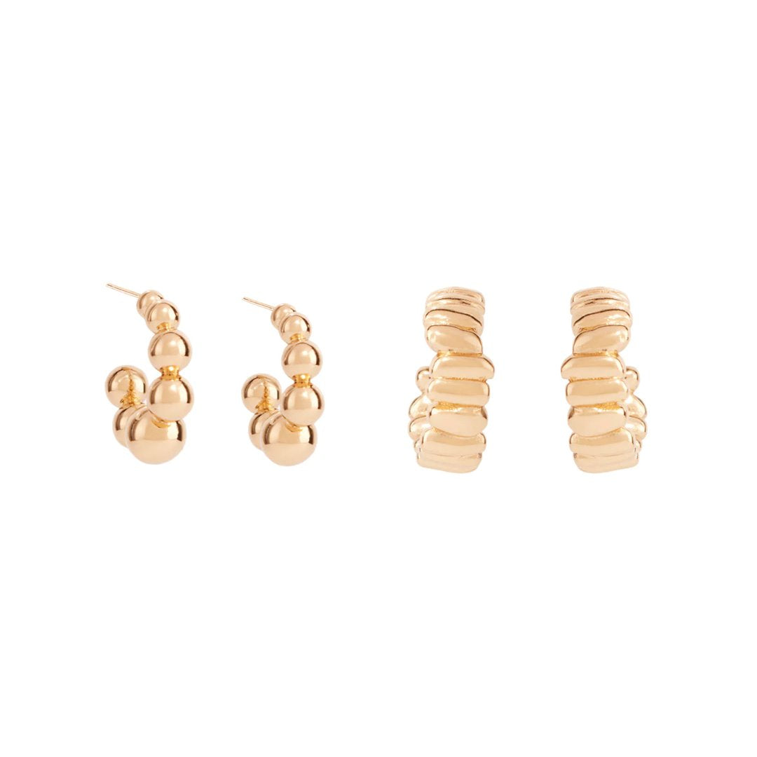 Azora Gift Set Gold Earrings Mignonne Gavigan 