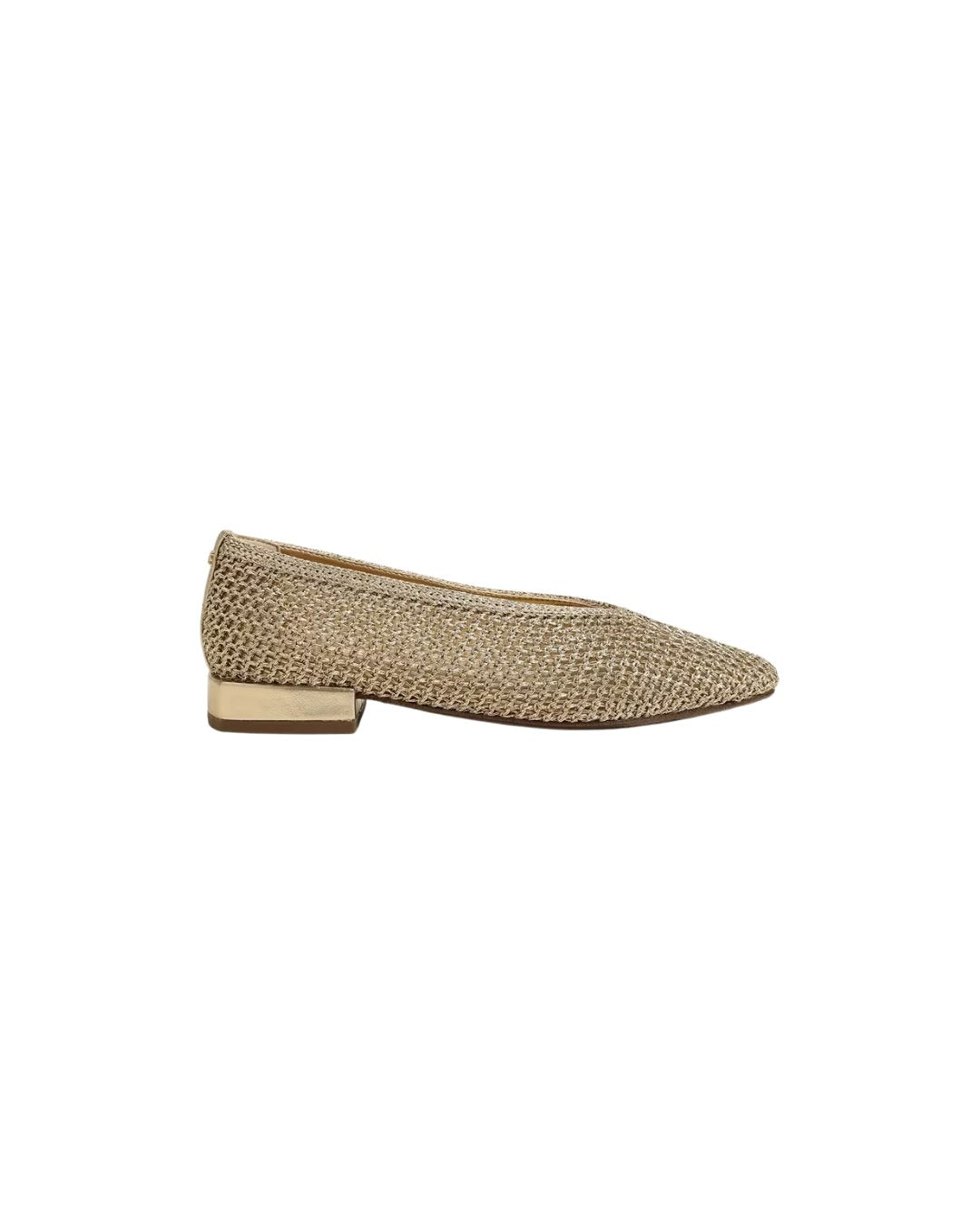 Kasey Knit Ballet Flat Amber Gold Flats - Ballet Sam Edelman 