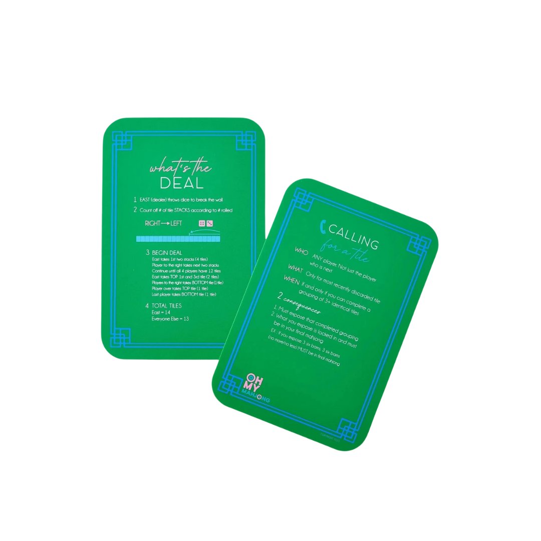 Green Shuffler Home Decor - Games Oh My Mahjong 