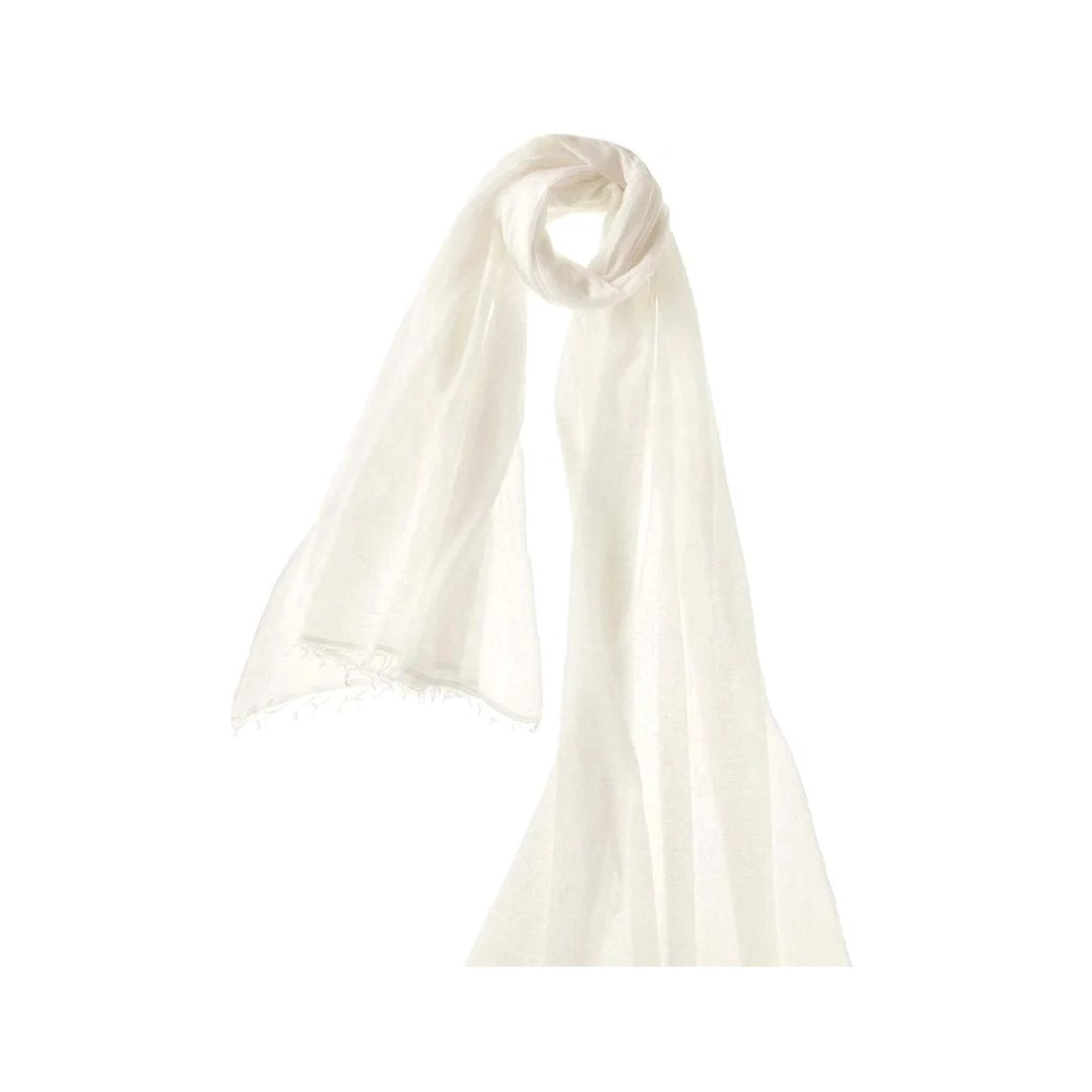 Passport Scarf Ivory Scarves Alpine Cashmere 