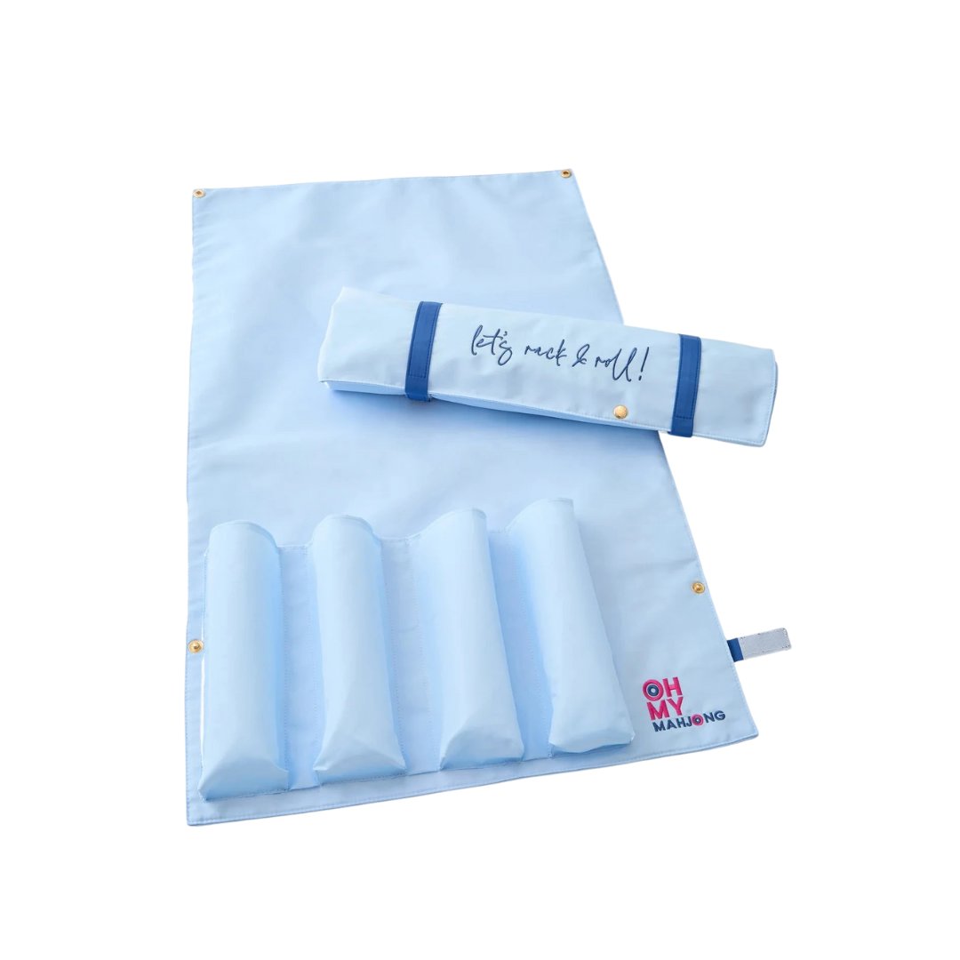 Let's Rack & Roll Light Blue Home Decor - Games Oh My Mahjong 