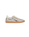 Notice Silver Distressed Leather Sneakers Dolce Vita 