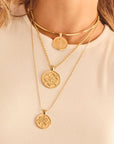Forever with Love 2025 Original Pendant Coin 16-18" Satellite Chain Necklaces Jane Win 