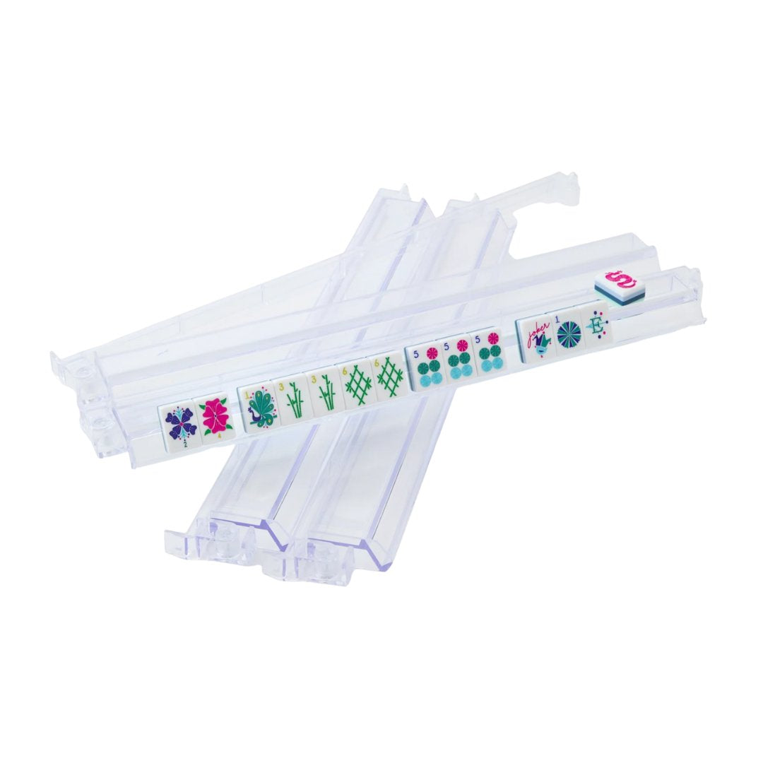 Rack & Pushers Set Clear Acrylic Home Decor - Games Oh My Mahjong 