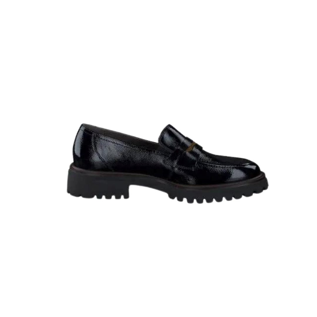 Wellesley Black Toffee Combo Flats - Loafer Paul Green 