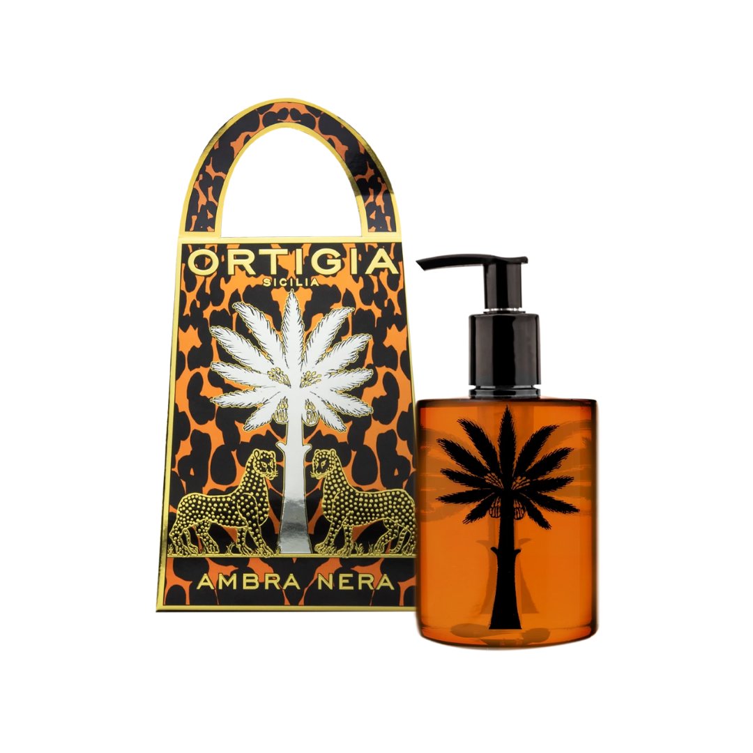 Ambra Nera Hand & Body Soap 300ml Home Decor - Soap Ortigia 