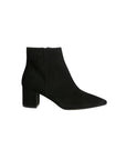 Jeanne Bootie Black Suede Boots - Booties L'Agence Shoes 