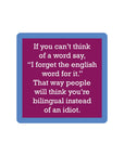 English Word Coaster Home Decor - Tabletop Drinks On Me 