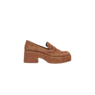 Yanni Suede Chestnut Shoes - Flats - Loafer Dolce Vita 