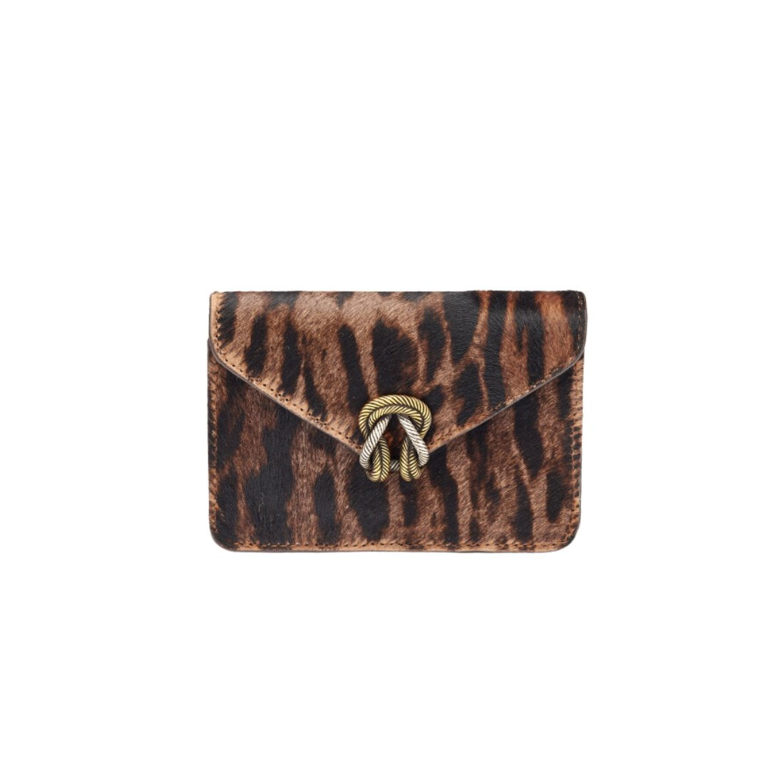 Alex Card Holder Leather Ocelot Handbags - Small Leather Goods - Wallets Claris Virot 