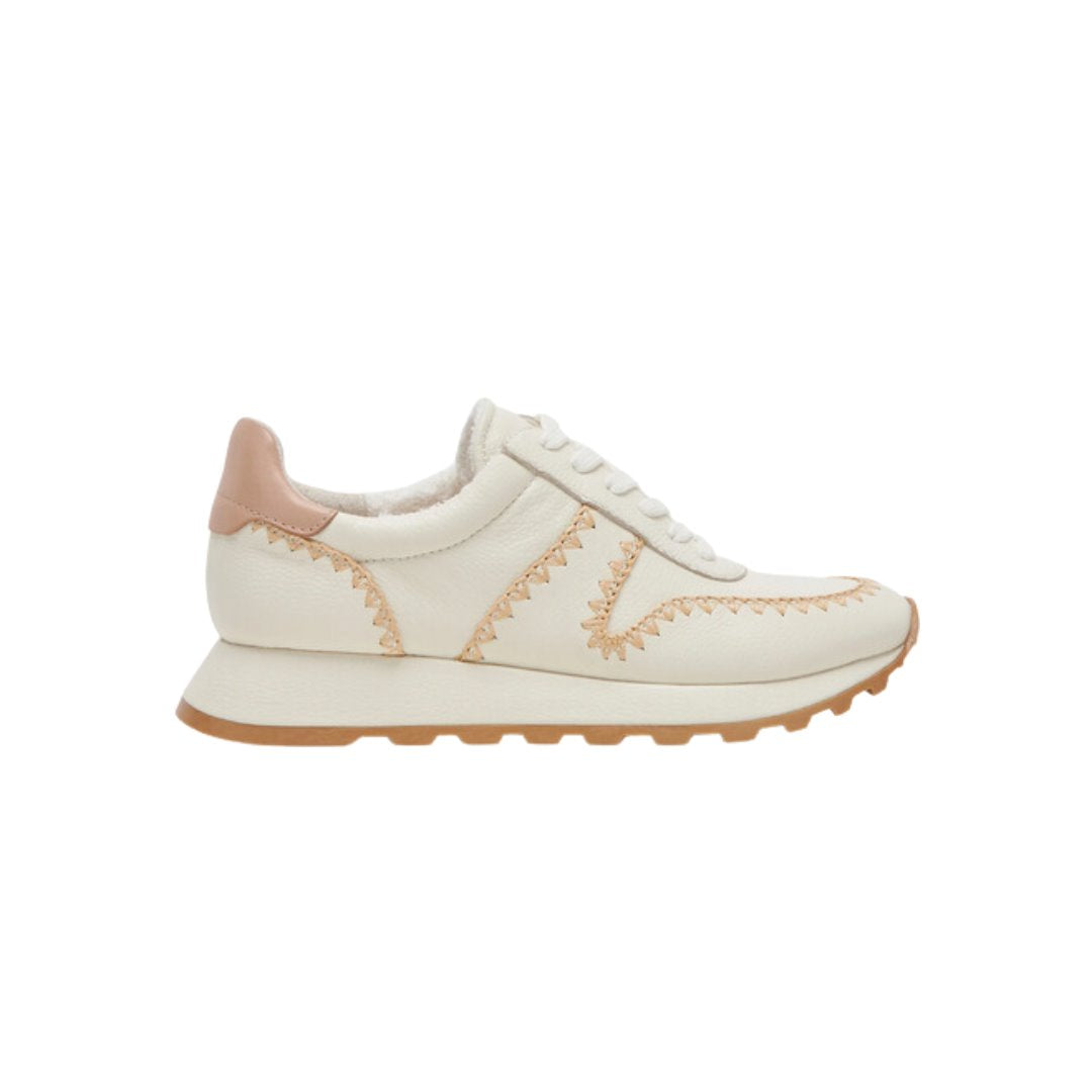 Ayita White Leather Shoes - Sneakers Dolce Vita 