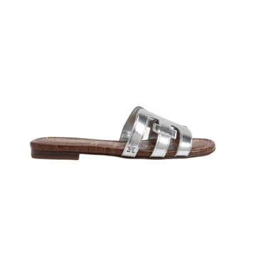Bay Liquid Metallic Soft Silver Shoes - Sandals - Flat Sandals Sam Edelman 