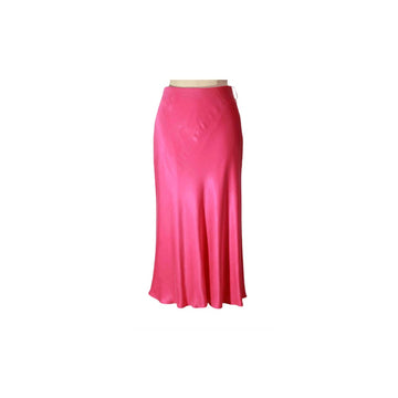 Bias Midi Cut Skirt Pink Skirts - Midi Fifteen Twenty 