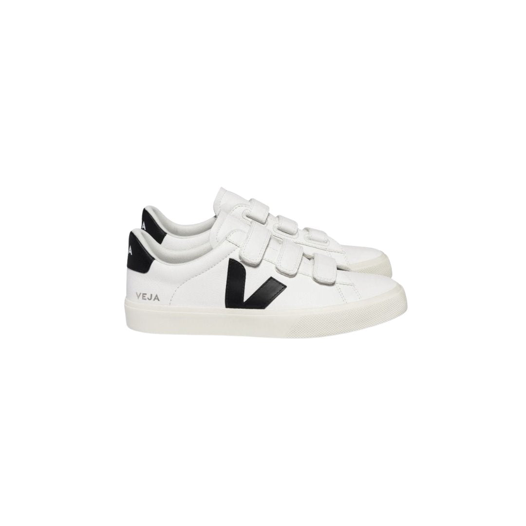 Recife Chromefree Leather White Black Shoes - Sneakers Veja 