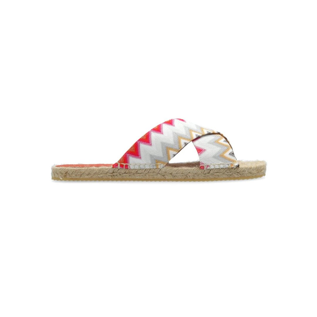 Harlow Wave Pink Sandals - Flat Sandals Missoni 